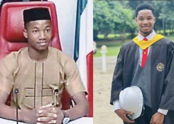 ABIA ONE-DAY GOVERNOR, MASTER NICHOLAS OGUNJI EMERGES BEST GRADUATING STUDENT, ADELEKE UNIVERSITY