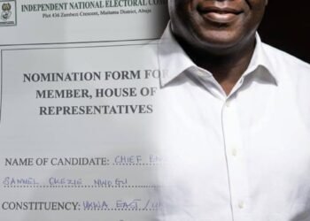 Hon. Sam Nwogu Picks INEC Nomination Form for House of Representatives Race
