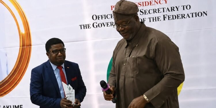 SGF Office Honours Abia-Born Civil Servant Enyichi Chigbu as Outstanding Staff of the Year